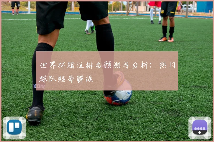 世界杯赌注排名预测与分析:热门球队赔率解读