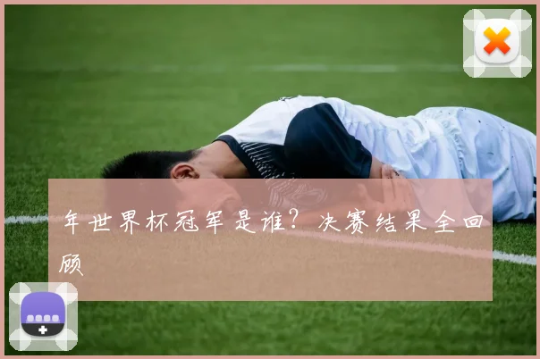 年世界杯冠军是谁?决赛结果全回顾