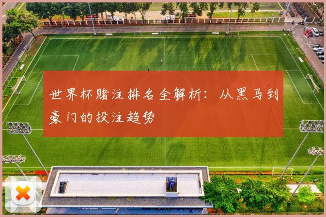 世界杯赌注排名全解析:从黑马到豪门的投注趋势