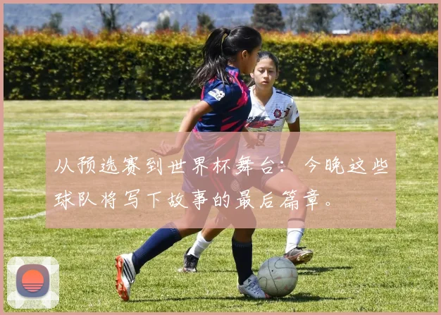从预选赛到世界杯舞台:今晚这些球队将写下故事的最后篇章。